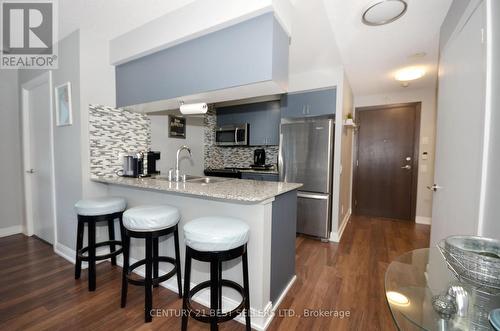 248 - 25 Viking Lane, Toronto (Islington-City Centre West), ON - Indoor Photo Showing Kitchen With Stainless Steel Kitchen With Upgraded Kitchen