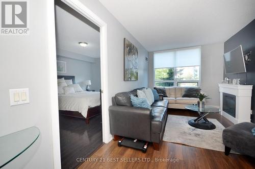 248 - 25 Viking Lane, Toronto (Islington-City Centre West), ON - Indoor Photo Showing Living Room With Fireplace