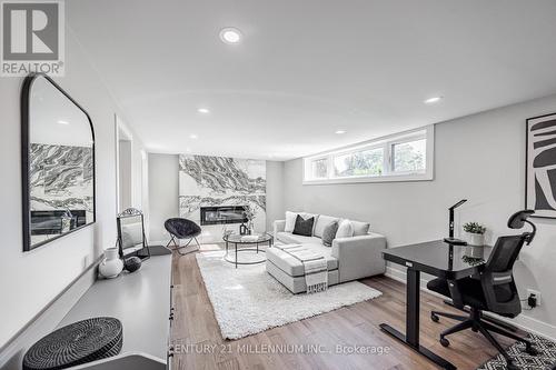 407 Beechwood Crescent, Burlington (Appleby), ON - Indoor Photo Showing Other Room With Fireplace