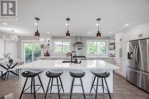 407 Beechwood Crescent, Burlington (Appleby), ON - Indoor Photo Showing Kitchen With Stainless Steel Kitchen With Upgraded Kitchen