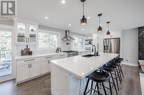 407 Beechwood Crescent, Burlington (Appleby), ON - Indoor Photo Showing Kitchen With Double Sink With Upgraded Kitchen