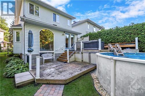 95 Springcreek Crescent, Ottawa, ON - Outdoor With Above Ground Pool With Exterior