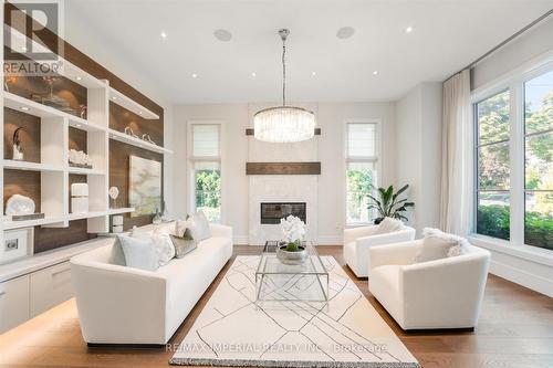 263 Dawlish Avenue, Toronto, ON - Indoor Photo Showing Living Room With Fireplace