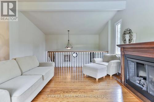 32 Dorcot Avenue, Toronto, ON - Indoor Photo Showing Living Room With Fireplace