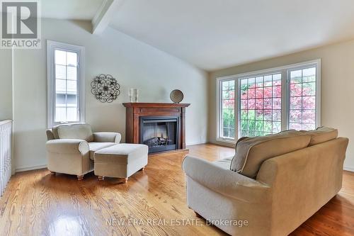 32 Dorcot Avenue, Toronto, ON - Indoor Photo Showing Living Room With Fireplace