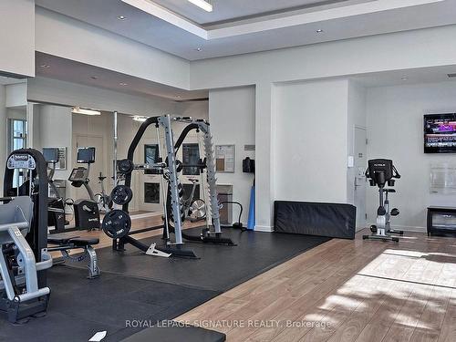 323-90 Stadium Rd, Toronto, ON - Indoor Photo Showing Gym Room