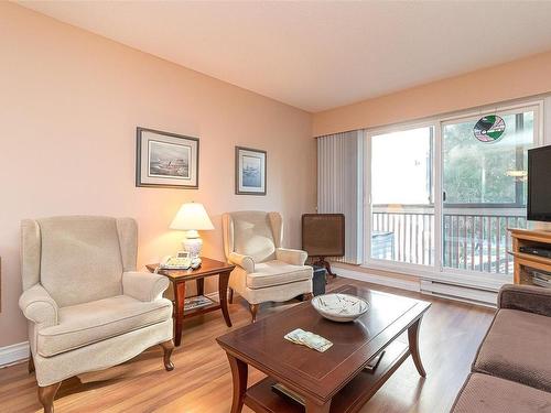 201-10016 Third St, Sidney, BC - Indoor Photo Showing Living Room