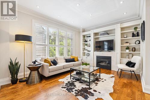 341 Broadway Avenue, Toronto, ON - Indoor Photo Showing Living Room With Fireplace