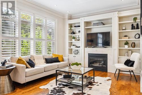 341 Broadway Avenue, Toronto, ON - Indoor Photo Showing Living Room With Fireplace