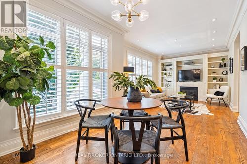 341 Broadway Avenue, Toronto, ON - Indoor Photo Showing Dining Room With Fireplace