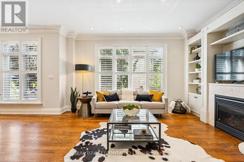 341 Broadway Avenue, Toronto, ON - Indoor Photo Showing Living Room With Fireplace