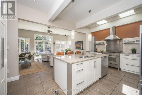 402 Patricia Drive, Burlington (Bayview), ON - Indoor Photo Showing Kitchen With Double Sink