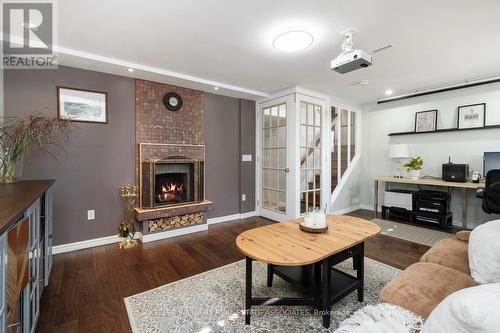 68 Aloma Crescent, Brampton (Avondale), ON - Indoor Photo Showing Living Room With Fireplace