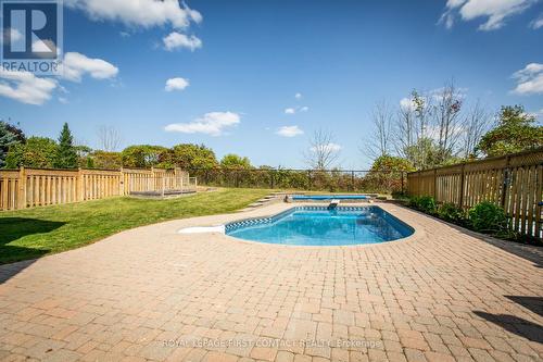 33 Logan Court, Barrie, ON - Outdoor With In Ground Pool With Backyard