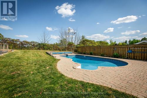 33 Logan Court, Barrie (Holly), ON - Outdoor With In Ground Pool With Backyard