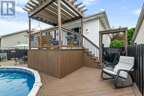 25 Bratt Drive, Amherstburg, ON - Outdoor With Above Ground Pool With Deck Patio Veranda With Exterior