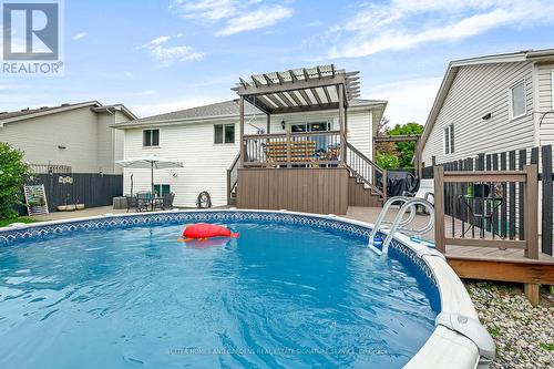 25 Bratt Drive, Amherstburg, ON - Outdoor With Above Ground Pool With Deck Patio Veranda