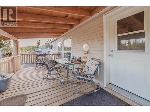 3240 Maze-Forbes Fs Road, Lac La Hache, BC - Outdoor With Deck Patio Veranda With Exterior