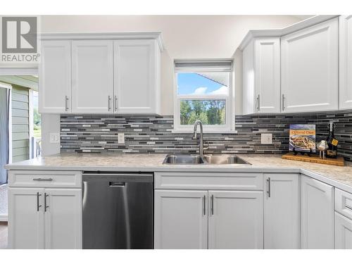 421 Hillier Road, Sicamous, BC - Indoor Photo Showing Kitchen With Double Sink