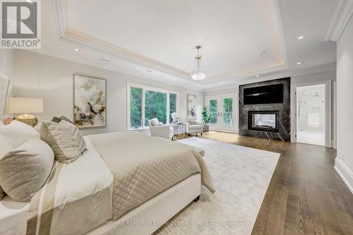 17 Artinger Court, Toronto, ON - Indoor Photo Showing Bedroom With Fireplace