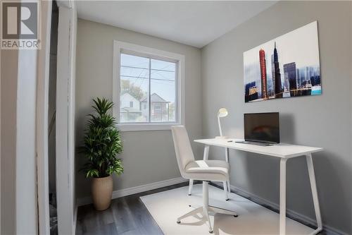 This photo has been virtually staged. - 327 Carleton Street, Cornwall, ON - Indoor Photo Showing Office