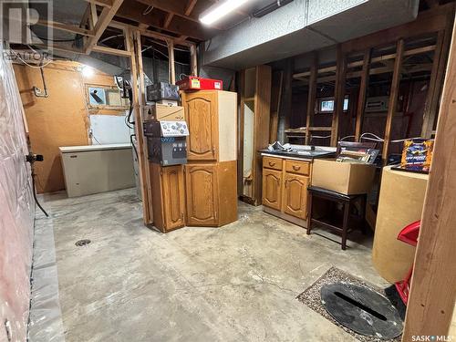 708 1St Street E, Wilkie, SK - Indoor Photo Showing Basement