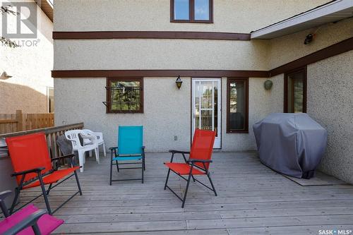 3607 White Bay, Regina, SK - Outdoor With Deck Patio Veranda With Exterior