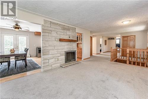 1291 Old #8 Highway, Flamborough, ON - Indoor With Fireplace