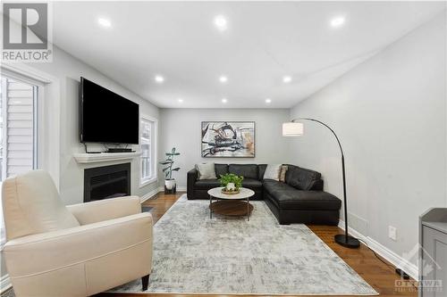 Family room - 49 Emerald Meadows Drive, Ottawa, ON - Indoor Photo Showing Living Room With Fireplace