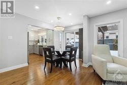 Breakfast nook overlooking kitchen - 