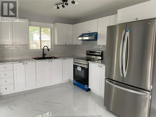 8324 Gregory Place, Windsor, ON - Indoor Photo Showing Kitchen With Double Sink With Upgraded Kitchen