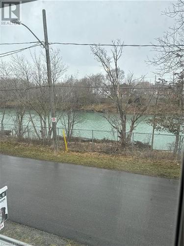 Winter canal view from front porch - 35 Canal Bank Road, Port Colborne, ON - Outdoor With View