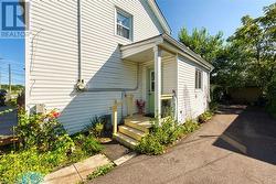 Side entrance and driveway - 