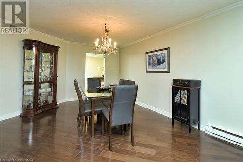 150 Wilson Street W Unit# Ph3, Ancaster, ON - Indoor Photo Showing Dining Room