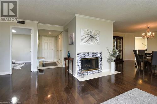 150 Wilson Street W Unit# Ph3, Ancaster, ON - Indoor With Fireplace