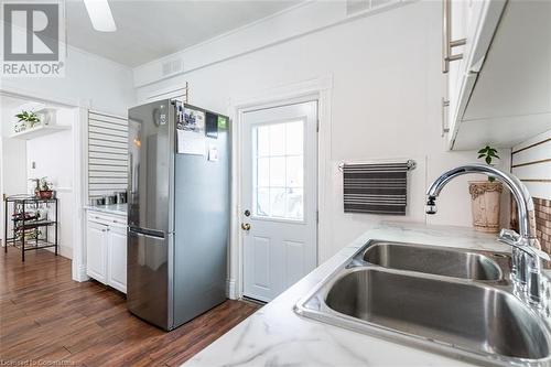 124 Main Street W, Port Colborne, ON - Indoor Photo Showing Kitchen With Double Sink