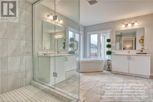 245 Dicenzo Drive, Hamilton, ON - Indoor Photo Showing Bathroom