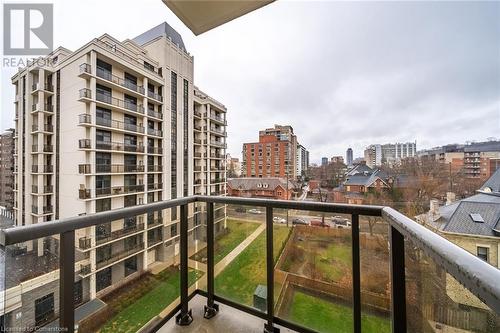 90 Charlton Avenue W Unit# 502, Hamilton, ON - Outdoor With Balcony