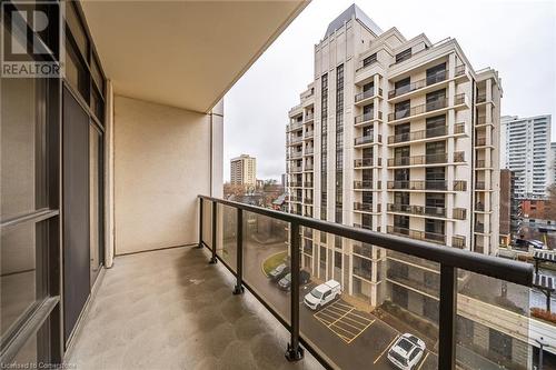 90 Charlton Avenue W Unit# 502, Hamilton, ON - Outdoor With Balcony With Exterior