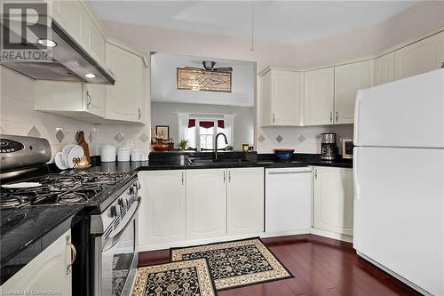 87 Boca Drive, Mount Hope, ON - Indoor Photo Showing Kitchen With Double Sink