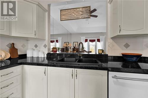 87 Boca Drive, Mount Hope, ON - Indoor Photo Showing Kitchen With Double Sink