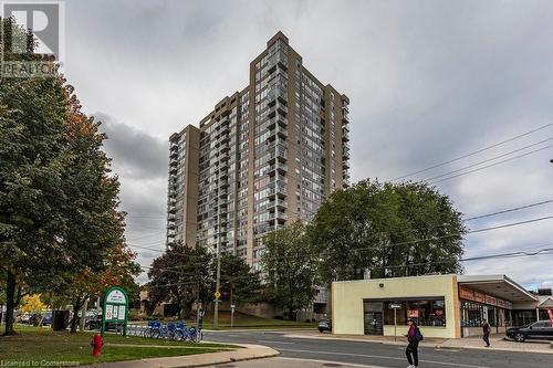 75 Queen Street N Unit# 506, Hamilton, ON - Outdoor With Balcony With Facade