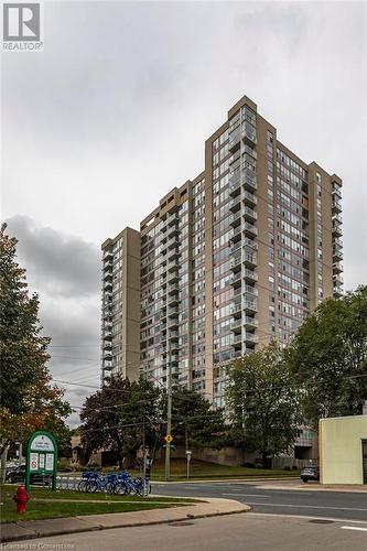 75 Queen Street N Unit# 506, Hamilton, ON - Outdoor With Balcony With Facade