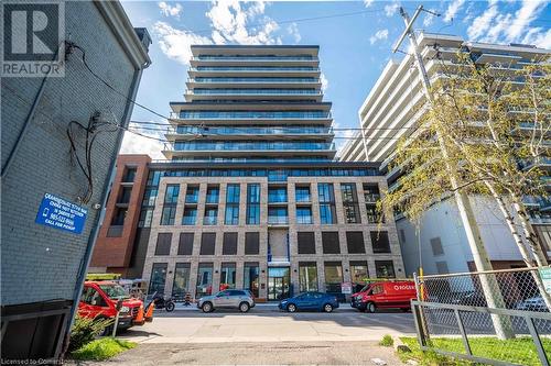 1 Jarvis Street Unit# 908, Hamilton, ON - Outdoor With Balcony With Facade