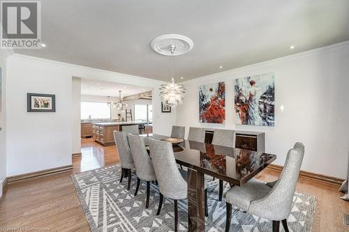 formal dining room - 31 Hilts Drive, Hamilton, ON - Indoor Photo Showing Dining Room