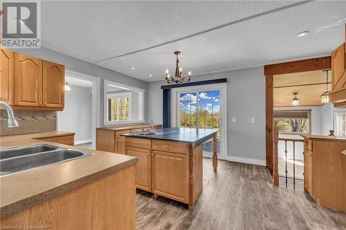 4625 #6 Highway, Hamilton, ON - Indoor Photo Showing Kitchen With Double Sink