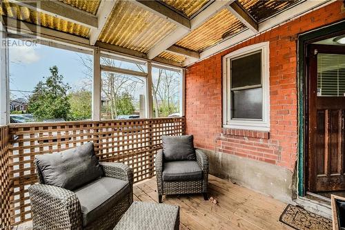 unit 1 patio - 492 Locust Street, Burlington, ON - Outdoor With Exterior