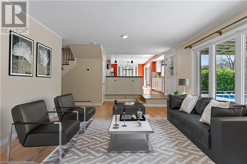 Virtually Staged - 273 Riverview Boulevard, St. Catharines, ON - Indoor Photo Showing Living Room