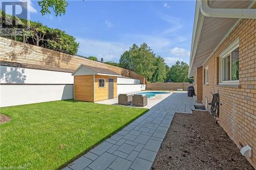 837 Danforth Place, Burlington, ON - Outdoor With In Ground Pool With Exterior