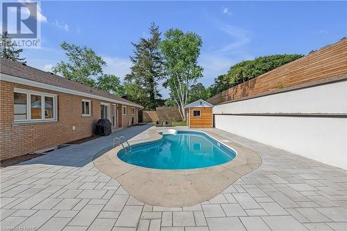 837 Danforth Place, Burlington, ON - Outdoor With In Ground Pool With Exterior